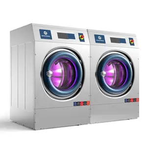 Profesyonel çamaşır ekipmanı hızlı birliği 15kg para tipi çamaşır makinesi
