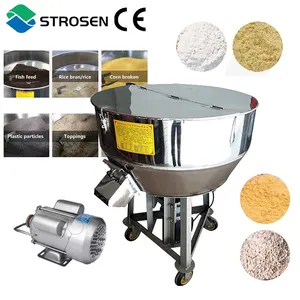 high speed high quality high efficiency small horse cow drum chicken fish cow horse feed mixer machine