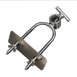 Accesorio <span class=keywords><strong>de</strong></span> Barbacoa Resistente, Soporte Trasero <span class=keywords><strong>de</strong></span> Acero Inoxidable 304 <span class=keywords><strong>de</strong></span> Lujo para Cerdo - Redondo <span class=keywords><strong>de</strong></span> <span class=keywords><strong>22</strong></span> mm - Product Image 1