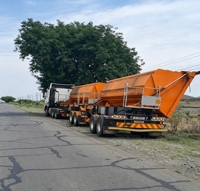 Prix d'usine, excellent état, remorques Superlink à benne latérale 2+2 essieux, 4 essieux, 70 tonnes, vente chaude pour le Mozambique