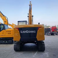 LiuGong 913F 13 Ton Excavator Crawler, Excavator Hidrolik Bertenaga, Mesin Pemindah Tanah untuk Konstruksi