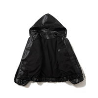 Blouson Bomber en Cuir Matelassé Épais à Capuche Zippé Personnalisé pour Homme – Grande Taille – Style Décontracté Type Letterman – Collection Hiver