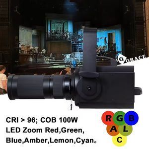 Igracelite RGBALC 6in1 CRI>96 Studio Leko Light Zoom PWM Mode LED Profil ellipsoïdal Stage - Product Image 4