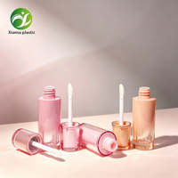 Tubes de brillant à lèvres vides à double paroi en plastique avec bouchon à vis, tubes de teinte à lèvres, emballages cosmétiques personnalisables en gros OEM/ODM – Offre Spéciale