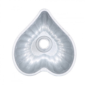 Moule à gâteau en acier au carbone en forme de cœur, antiadhésif, pour gâteau chiffon, pour la cuisine domestique - Product Image 4