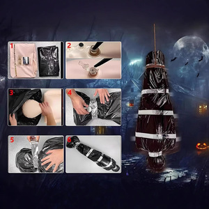 PVC <b>Inflatable</b> Mannequin 150x40cm Human Shape Halloween Prop Reusable Indoor Decoration - Product Image 5