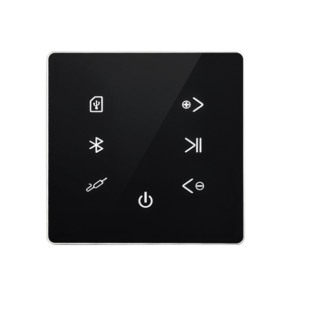 86 Standard Mini Audio Amplifier With BluetoothS Board 2*25w Home Theater Stereo Player on the Wall Supports MP3 USB TF Card FM