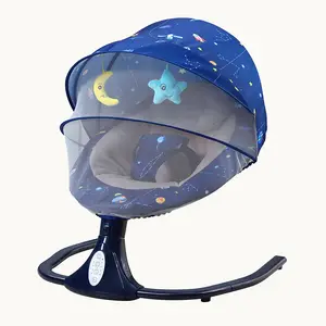 Vibration plastic crib sleep dining music bassinet cradle automatic Bouncer baby swing rocker chair baby  bouncer