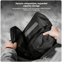 Sac de compression sous vide en TPU pour valise, portable, étanche, avec pompe électrique intégrée, idéal pour le rangement des bagages - Offre Spéciale