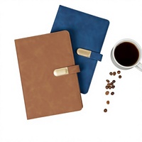Cuaderno A5 de Diseño de Alta Gama con Cubierta Extra Gruesa de Cuero Sintético Suave, Estilo Ejecutivo Minimalista y Elegante con Cierre Magnético