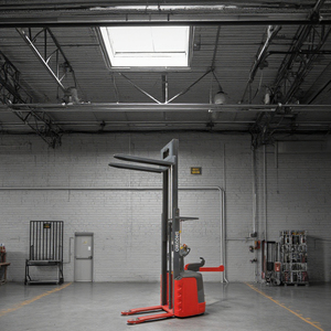 Электрический мини-погрузчик 1,5/2 тонны, высота подъема 3 метра, портативный мини-штабелер, долговечная свинцово-кислотная батарея, новый дизайн - Product Image 4