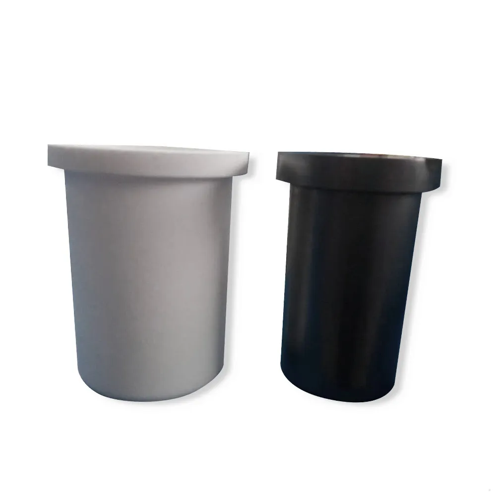 Graphite crucible cao tinh khiết pyrolytic crucible với nắp