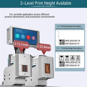 TIJインクジェットプリンタガン12.7mm有効期限バッチコーダーミニ携帯型ハンドヘルドオンラインデュアルユース - Product Image 3
