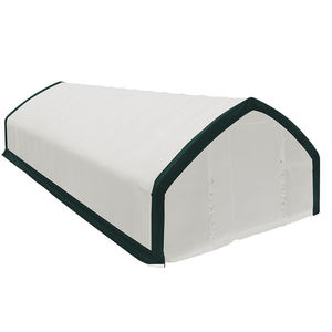 Abri de conteneur en PVC à double treillis avec structure en acier galvanisé robuste et bâtiment de stockage en tissu - Product Image 4