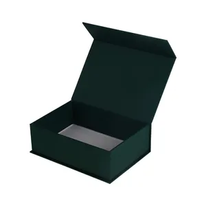 Box Black Candle Shipping Luxury Rigid Gift Mailer Magnetic Custom Logo Packaging Box