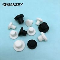 Bouchons d'extrémité en caoutchouc silicone anti-poussière et étanches en forme de T MAKSEY, bouchons anti-poussière en caoutchouc silicone, bouchons à vis d'étanchéité