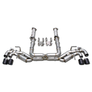 Escape Trasero Valvetronic Personalizado de Acero Inoxidable SS304 para Chevrolet Corvette C8 Stingray Z51 E-Ray 6.2L LT2 2019-2025 con Válvula OEM y Sonido Deportivo - Product Image 1