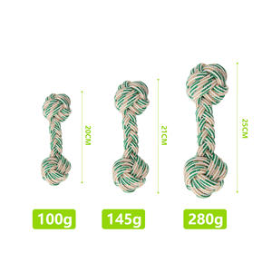 Giocattoli da Masticare per Cani in Corda di Cotone e Gomma Nunbellpets, Classici, Interattivi, Ecologici e Sicuri - Product Image 5