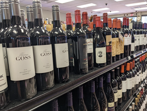 भारी शुल्क सुपरमार्केट अलमारियों के रैक काले गोंडोला शराब की दुकान के लिए आश्रय - Product Image 4