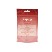 Sac refermable personnalisé en PE réutilisable avec fond carré, impression par gravure, fermeture éclair, emballage de café, résistant à l'humidité
