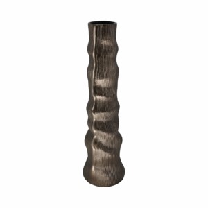 Vaso decorativo alto in metallo, moderno vaso per fiori in alluminio per soggiorno, camera da letto, ufficio, decorazione da tavolo - Product Image 4