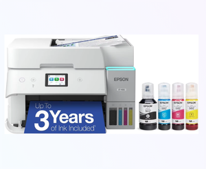 Ep son EcoTank ET-4950 Wireless <b>All</b>-<b>in</b>-<b>One</b> Color Supertank <b>Printer</b> with up to 3 Years of Ink Refillable Tanks - Product Image 1