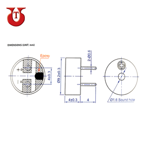 Zumbador y transductor magnético 2700hz, certificado de calidad, precio más barato, venta al por mayor - Product Image 2