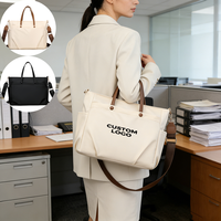 Sacs de bureau pour femmes, sacs pour ordinateur portable personnalisés, sacs fourre-tout de travail OEM pour les affaires avec logo, sac fourre-tout pour femme, convient aux ordinateurs portables de 14 pouces, CB01