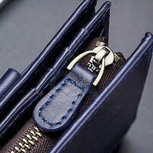 Cartera de cuero hecha a mano completamente personalizada Suministro directo de fábrica Venta caliente Carteras de cuero para hombres - Product Image 5