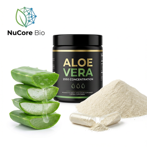 Extracto de Aloe <span class=keywords><strong>Vera</strong></span> en Polvo OEM ODM 200:1 Sin Aloína Grado Alimenticio Suministro a Granel Marca Privada Venta al por Mayor Directo de Fábrica - Product Image 1