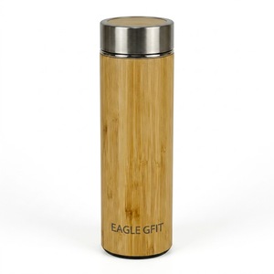 Wholesale 100% Food Grade Eco Natural Bamboo Travel Coffee Mug Custom Logo Portable Reusable Drinking <b>Cup</b> Promotion Gift - Product Image 1