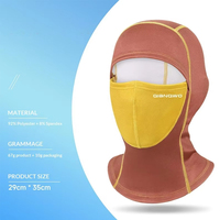Pasamontañas de Invierno para Exteriores, de Spandex/Poliéster, Forro Polar Cálido, Multifuncional, Cortavientos, para Esquí, Unisex