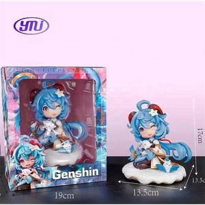 Venta al por mayor juego Genshined Impact <span class=keywords><strong>Ganyu</strong></span> Hutao estatua de dibujos animados PVC figura muñeca colección juguetes regalo para niños Anime figuras de acción - Product Image 5