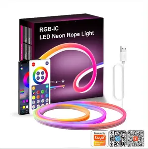 RGBW IP67 5050 Neon Flexible Streifen LED Flex Neonlicht 60 Stück für architekto nische Dekoration LED Neon Rope Light 90 80 PCB DC 5V