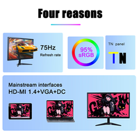 Monitores LED Reacondicionados al por Mayor de 19'', 20'', 22'', 23'', 24'' Pulgadas, Pantalla Profesional para Computadora FHD TN, 99% SRGB para Oficina