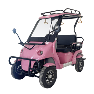 Vehículo sin permiso Q8 con cabina abierta de asientos uno al lado del otro, volante, 4WD, freno de disco, 4 plazas, mini carrito de golf de nueva energía para ocio y resort - Product Image 4
