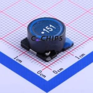 ตัวเหนี่ยวนำไฟฟ้าแบบ SMD รุ่น SMDRS1265-151N ขนาด 12.5x12.5 มม. ( ค่าความเหนี่ยวนำ: 150uH ) ( ความแม่นยำ: 30% กระแสไฟฟ้าที่กำหนด: 1A ) - Product Image 1