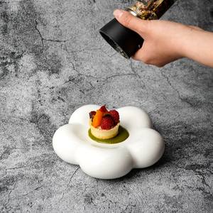 Piatti occidentali ristorante hotel fiore piatti in ceramica cibo a forma speciale piatti freddi creativi per la <span class=keywords><strong>gastronomia</strong></span> molecolare - Product Image 6