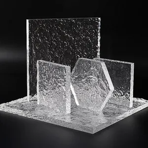Minh bạch Acrylic đá mô hình hiển thị khung Acrylic trang sức đạo cụ hiển thị khối tùy chỉnh Acrylic mỹ phẩm triển lãm mảng bám