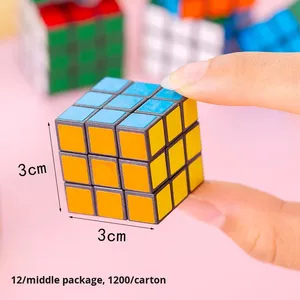 Mini Magic 3x3, Cubo de Bambú/Spandex, Juguete Educativo para Niños, Cubo de Iniciación para Principiantes, para Edades de 8 a 13 Años, Regalo para Jardín de Infancia - Product Image 2
