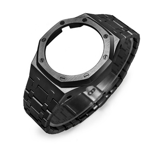 EN vente Mod Kit boîtier en métal et bracelet en acier inoxydable pour <span class=keywords><strong>GA</strong></span>-<span class=keywords><strong>2100</strong></span> <span class=keywords><strong>GA</strong></span>-2110 <span class=keywords><strong>GA</strong></span>-B2100 pièces de montre de rechange - Product Image 2