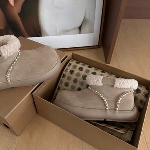 Nouvelles Bottes d'Hiver Style Automne-Hiver, Chaussures Courtes Rembourrées en Fourrure, Antidérapantes, Chaudes et Décontractées - Product Image 6