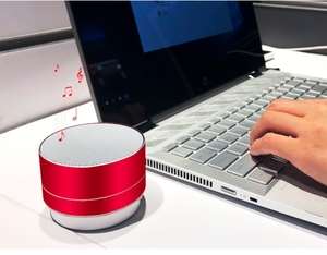 400mAh kim loại không Dây AUX ổ đĩa flash TF Túi đèn loa đầy màu sắc Audionic loa woofer đệm loa bass - Product Image 5