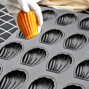 Nhà Máy Bán buôn không dính <span class=keywords><strong>Madeleine</strong></span> bánh nướng khuôn vỏ hình dạng khuôn chảo cho lò khay - Product Image 3