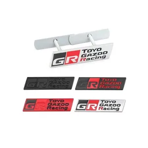 GR SPORT GAZOO Racing modified letter car side body fender decorate decal sticker emblem for Toyota