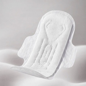 Serviettes hygiéniques jetables médicales super absorbantes pour femmes Stocké de puces anioniques à base de plantes bon marché pour des serviettes toujours en bambou - Product Image 1