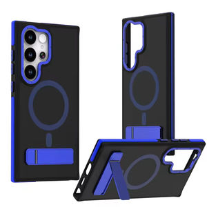 Nouvelle tendance, support magnétique pour voiture à 360 degrés, coque de téléphone en TPU antichoc pour S23 S24 S25 Plus, coque avec béquille - Product Image 1