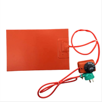 Plaque chauffante et coussin chauffant en caoutchouc silicone flexible de haute qualité 12-480V -50-260°C Température de fonctionnement
