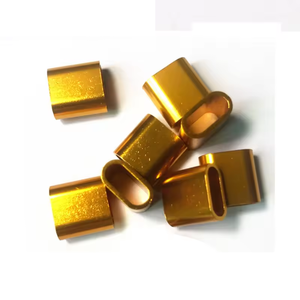 Eco-friendly bidirezionale regolabile in alluminio fibbia metallo Clip di blocco per eventi braccialetti