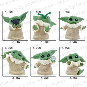 Figura de Juguete Pequeña de Mago Espacial de Fantasía Verde Jedi, en Oferta, para Máquina Expendedora de Cápsulas y Huevo Sorpresa - Product Image 2